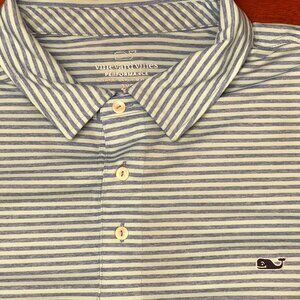 Green Blue Vineyard Vines Performance Polo